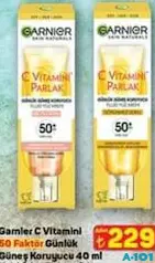 GARNİER C VİTAMİNİ 50 FAKTÖR GÜNLÜK GÜNEŞ KORUYUCU 40 ML
